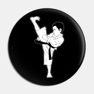 Taekwondo High Kick Pin