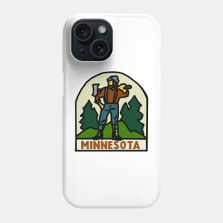 Minnesota Bunyan Decal Phone Case