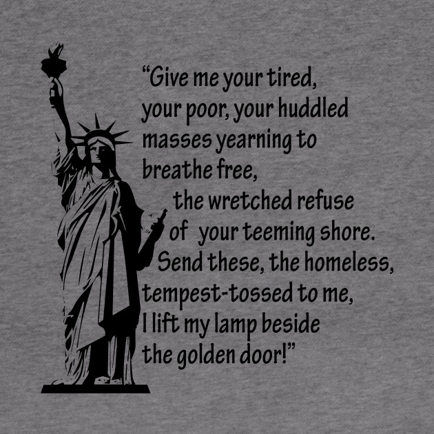 Emma Lazarus Poem Emma Lazarus Poem Hoodie Teepublic