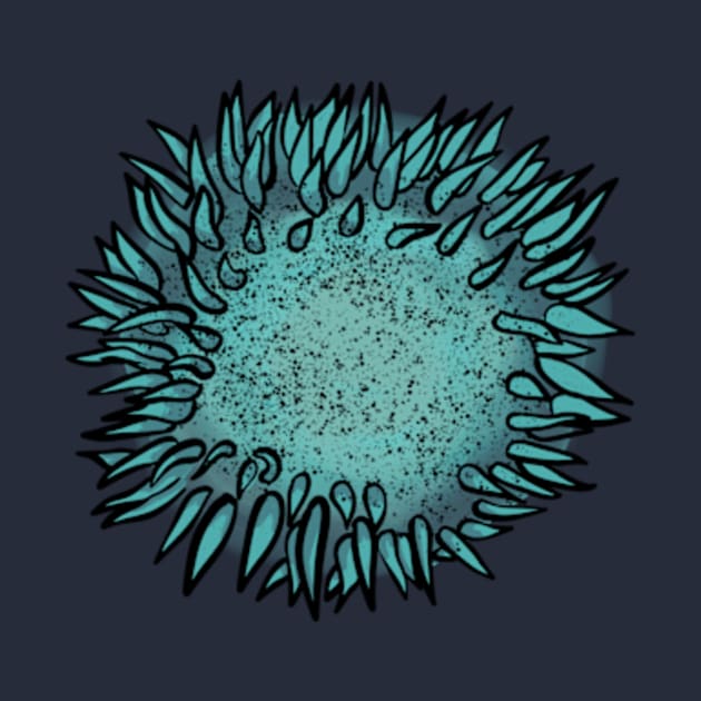 Sea Anenome by WalkSimplyArt