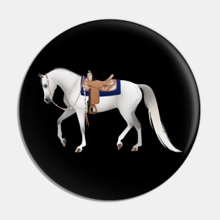 Gray Western Pleasure Arabian - Equine Rampaige Pin