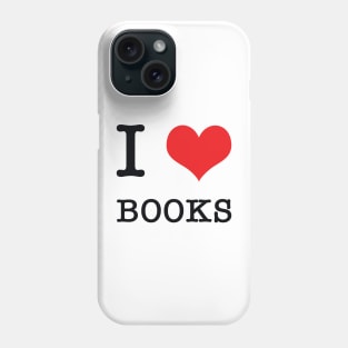 I Heart Books - Book Love - The bibliophile Phone Case