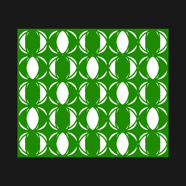 Abstract pattern - green and white. by kerens