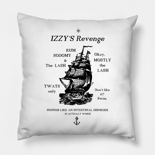 Izzy's Revenge Pillow by spyderfyngers