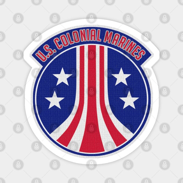 US Colonial Marines Patch Magnet by PopCultureShirts