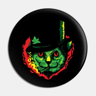 Cat Weed Pin