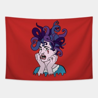 Tentacle Screamer Tapestry