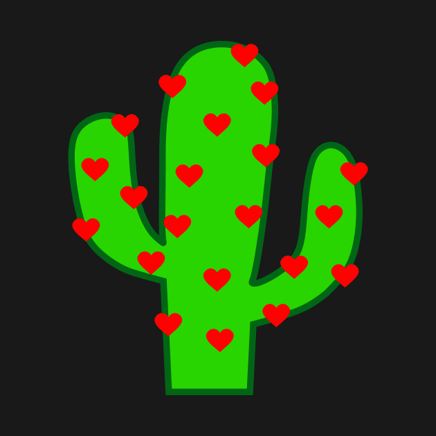 Cactus In Love by Introvert Home 