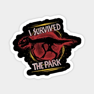 I survived the park Magnet