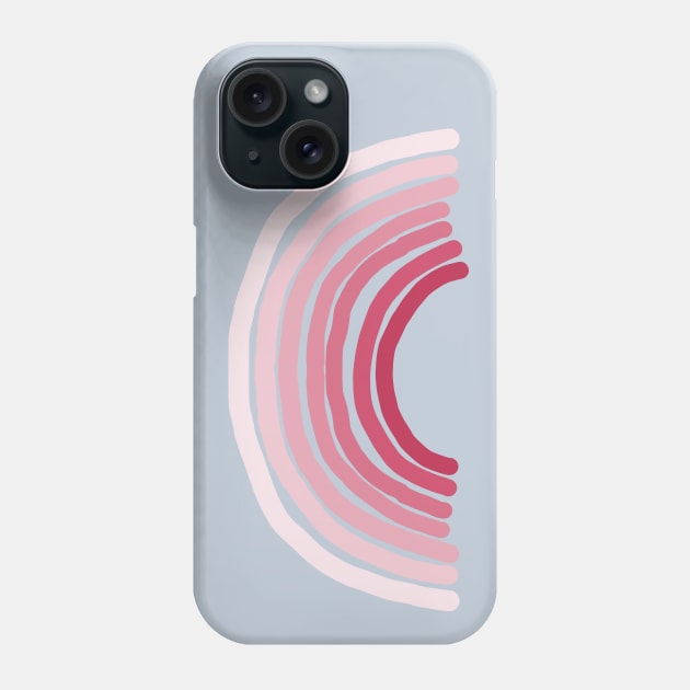 Viva Magenta Rainbow Pantone Color of the Year 2023 Phone Case by ellenhenryart