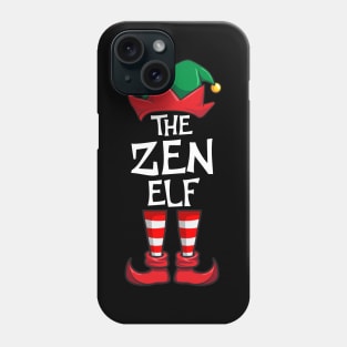 Zen Elf Matching Family Christmas Yoga Phone Case