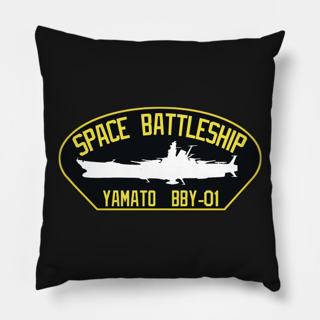 Star Blazers Patch Pillow by PopCultureShirts