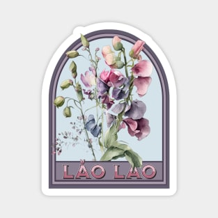 Lǎo lao Vintage Floral Grandmother Magnet