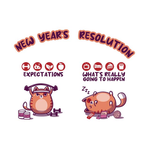 New yesr's resolution by eriondesigns