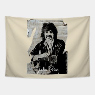 John Prine 80s Vintage Old Poster Tapestry