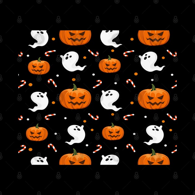 Halloween Pattern by DragonTees