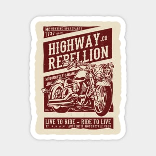 Highway Rebellion Tazzum Magnet