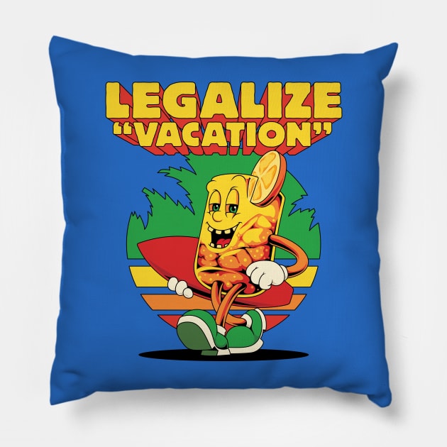 Legalize vacation Pillow by leandrodexter