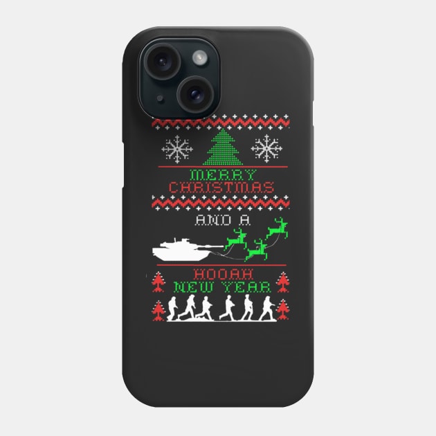 Army Ugly Christmas Model Phone Case by D3monic