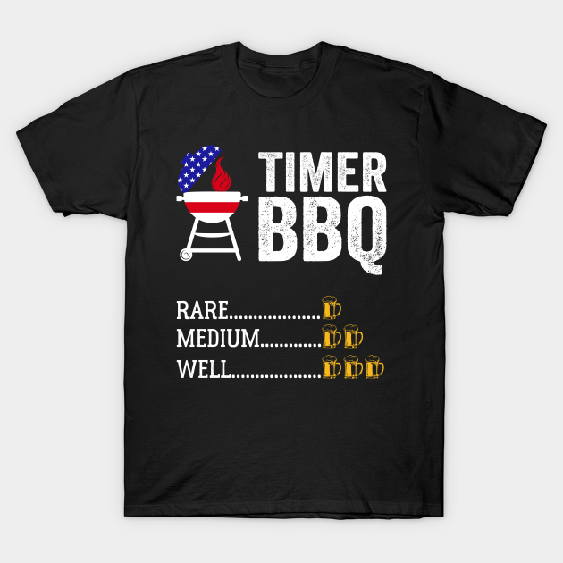 Discover BBQ Timer Barbecue - Bbq Timer Barbecue - T-Shirt