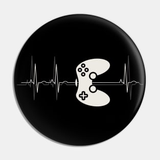 Heartbeat Video Game - I love playing video games Pin
