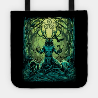 Cernunnos Celtic Mythology God Pagan Irish Scottish Wicca Tote