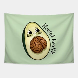 Mental health and avocado Tapestry