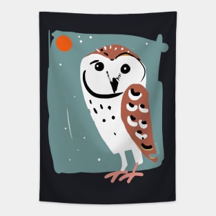 Barn owl #5 Tapestry