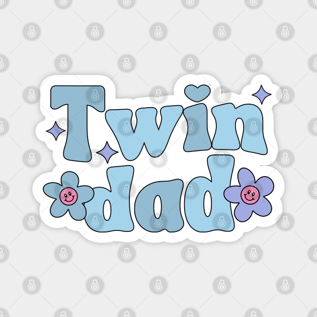 Twin Dad Magnet by Annabelhut