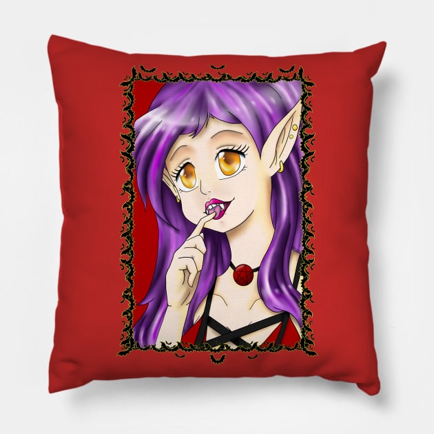 Vampire Pillow by PunkBune