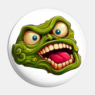 Funny Monster Face Pin