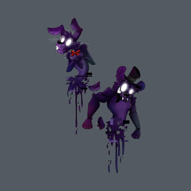 FOLLOW ME FnaF Shadow Animatronics Shirt Design by DragonDesigner