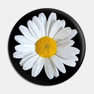 Marguerite on black Pin