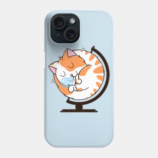 Sleeping Cat Planet Phone Case