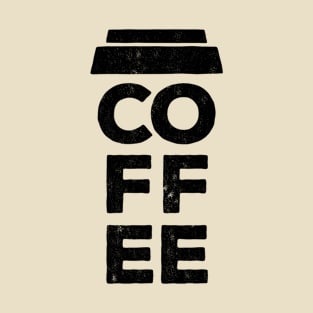 Stacked Coffee Letters T-Shirt