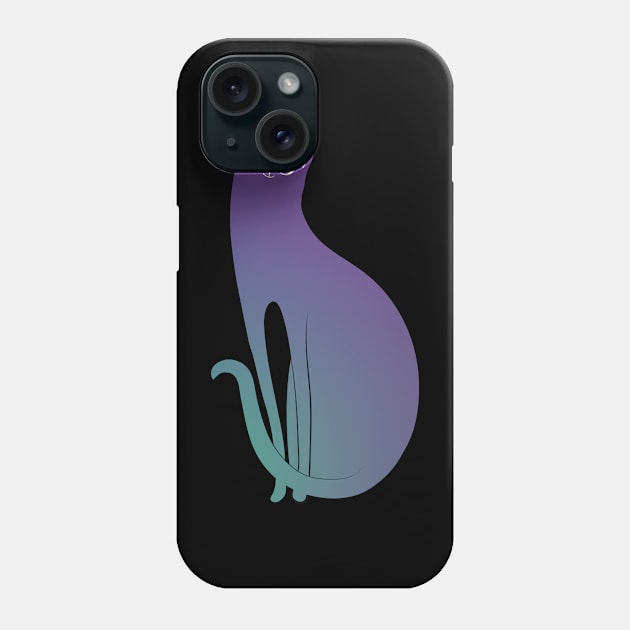 Cosmic cat Phone Case by Becski