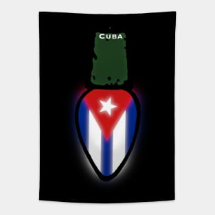 Cuba Flag Christmas Light Tapestry