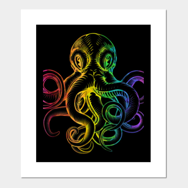 Rainbow Sea Monster Octopus Kraken \u0026 Cthulhu
