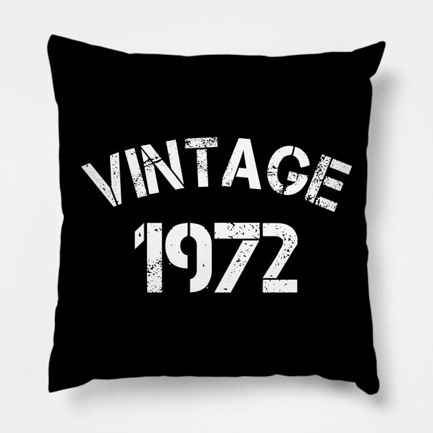 50th Birthday Aniversary Vinatage Pillow by HiDearPrint