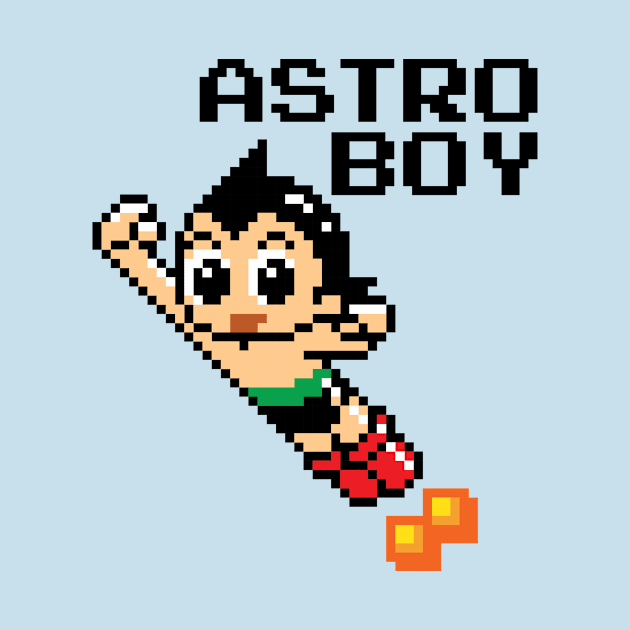 Astro Boy Pixel Character by Rebus28