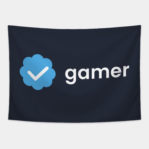 Verified Check - Verified Gamer Tapestry by novaispurple