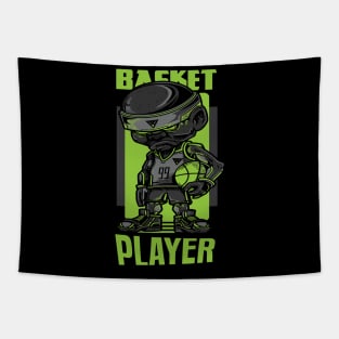 BasketBall Angry Player Tapestry