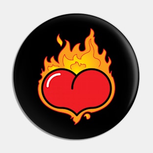 Hearts-a-Fire Pin