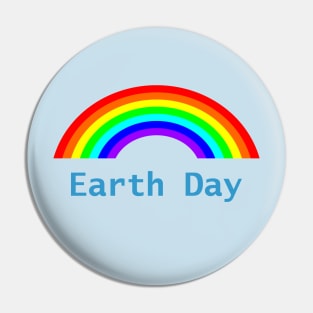 Earth Day Rainbow Celebration Pin