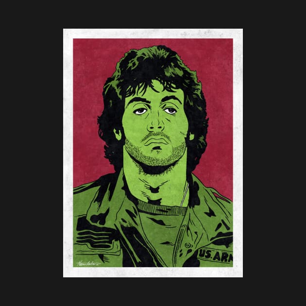 RAMBO - First Blood (Pop Art) by Famous Weirdos