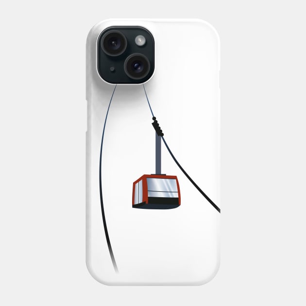 Reb cable car Phone Case by leewarddesign