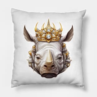 Rhino King Pillow