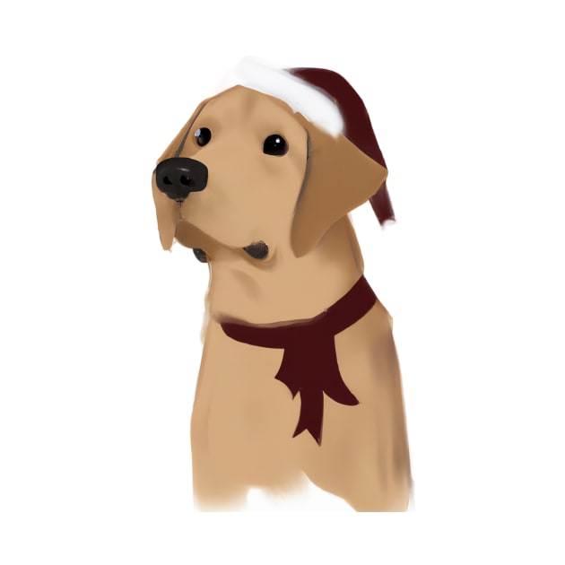 Cute Labrador Retriever Drawing by Play Zoo