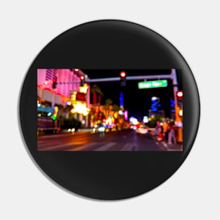 Night Drive Neon Blur Las Vegas 1 Pin