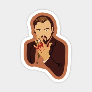 Leonardo Dicaprio as Calvin Candy (Django unchained , Quentin Tarantino) Magnet